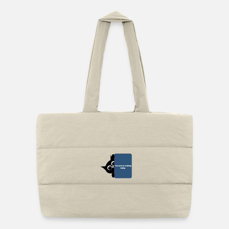 Training Day Peek Tee Puffer Shopping Bag