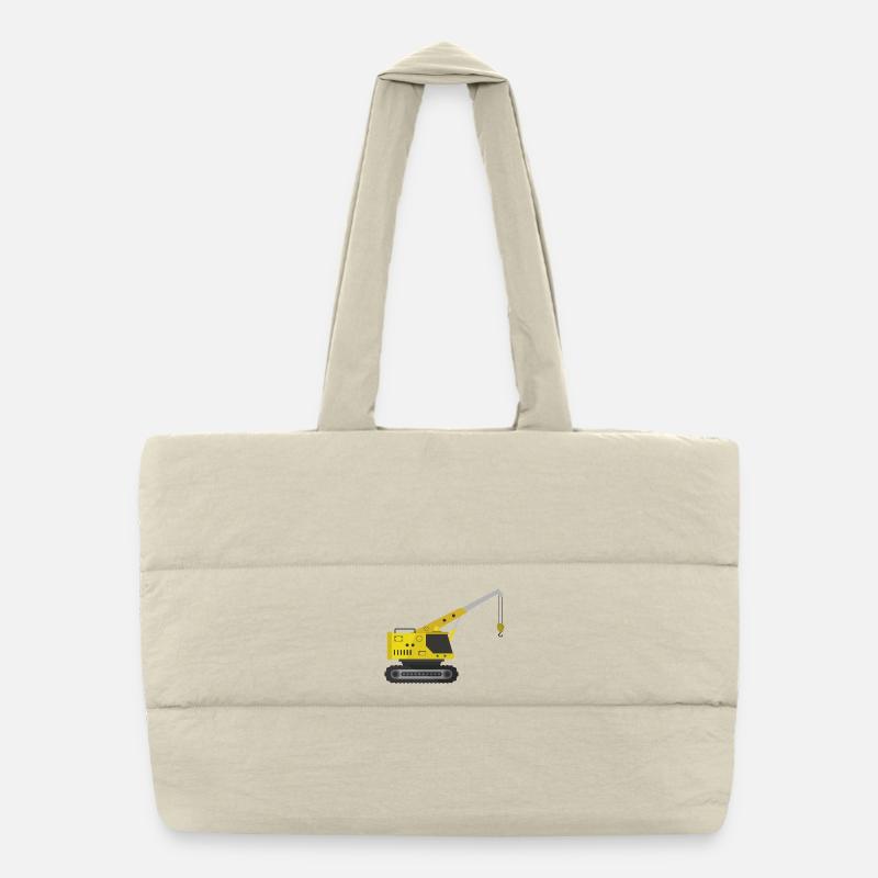 Kranich Puffer-Einkaufstasche