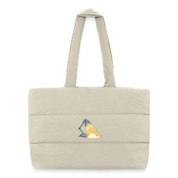 Mischievous Blast Lamp - Puffer Shopping Bag - natural - Front
