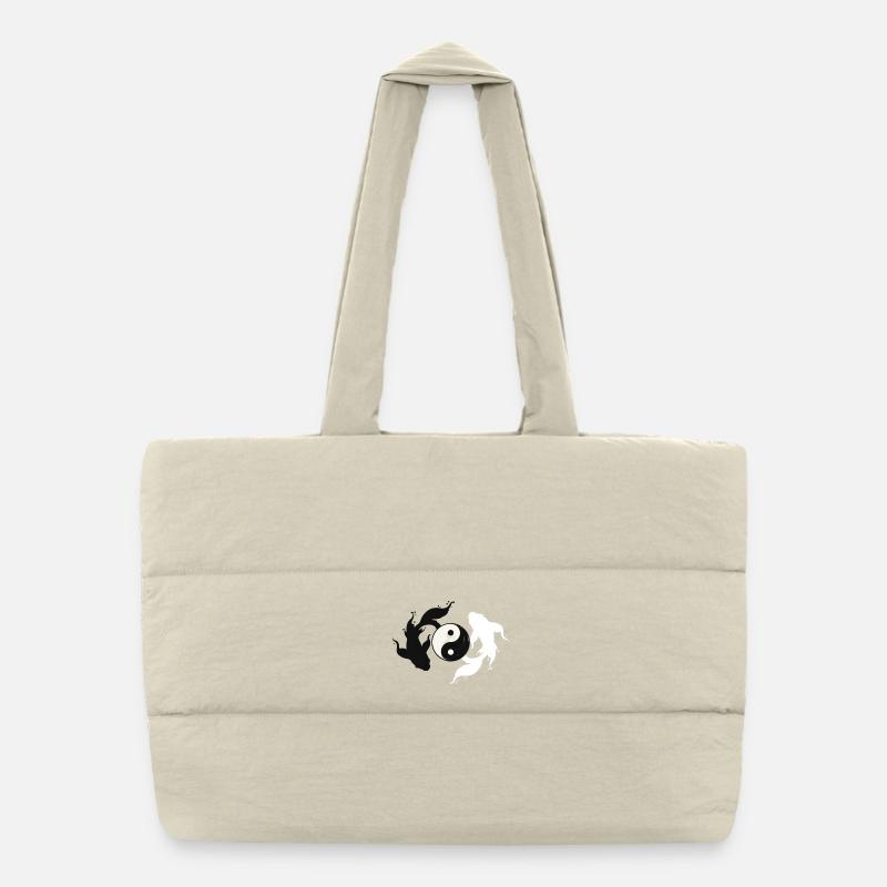 Yin und Yang Harmonie Puffer-Einkaufstasche