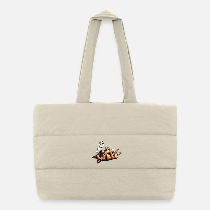 Malinois Belgian Shepherd Malinois Owner Puffer Shopping Bag