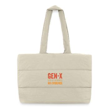 Generation X - Lot of Memories. No Evidence. - Puffer Shopping Bag - natural - Front