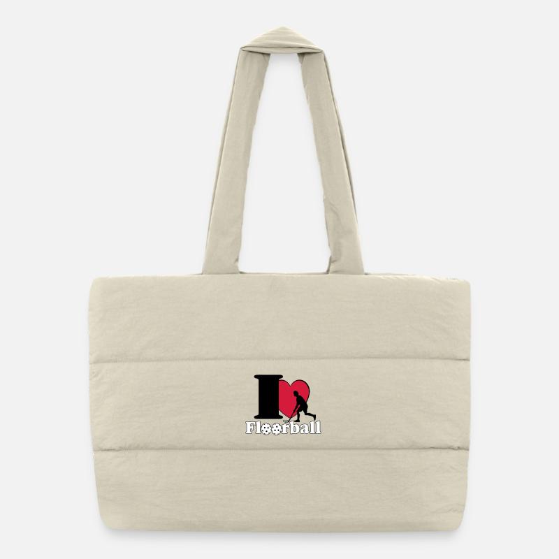 Floorball , Floorball , Hockey , Fun j’adore.. (25) Sac shopping matelassé