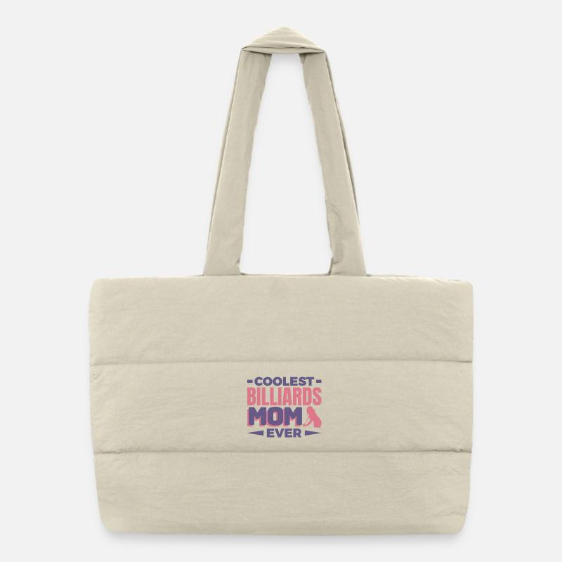 Mère de billard Sac shopping matelassé