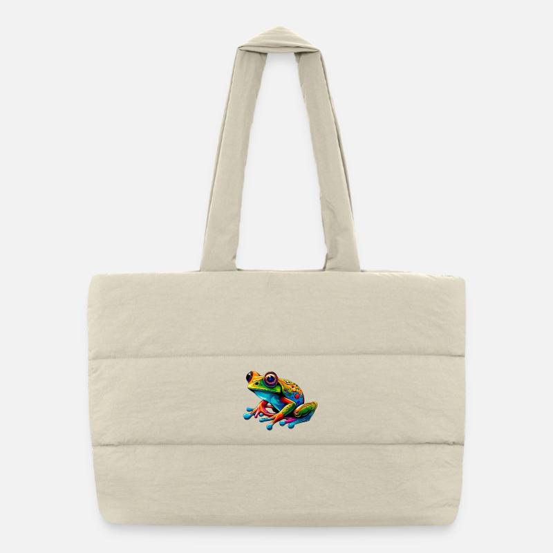 Grenouille Sac shopping matelassé