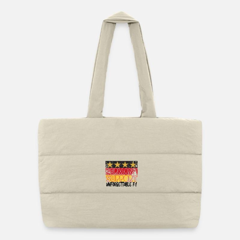 Germany Flag Germany Support Football Puffer Shopping Bag