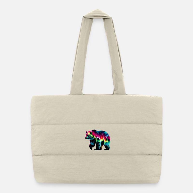 Bear Puffer Shopping Bag
