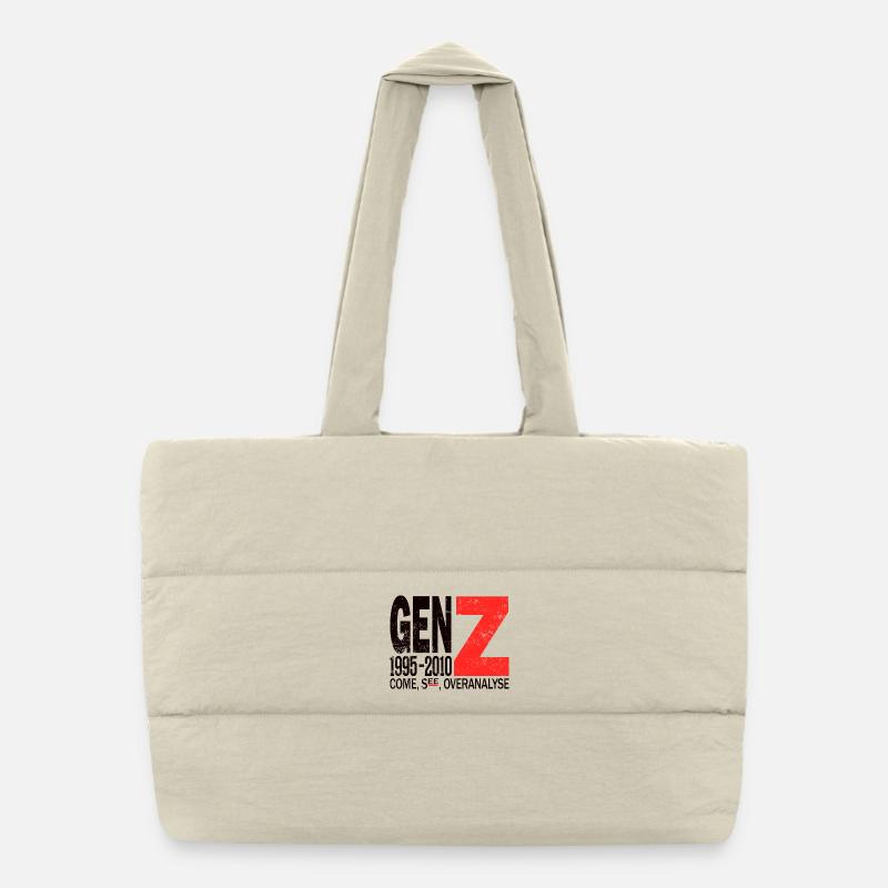 Chemise d’influenceur Gen Z Trendsetter Sac shopping matelassé