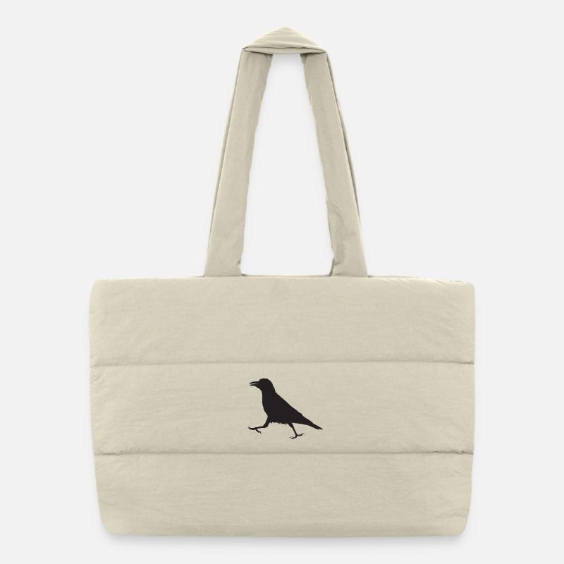 Crow I - Puffer Shopping Bag - natural