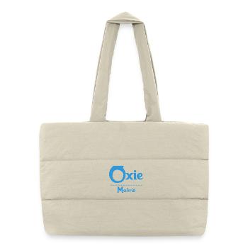 Oxie – Malmö Sky Blue Design - Puffer Shopping Bag - natural - Front