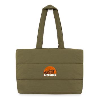 Ballerina Dancer Ballet Class Dance Teacher - Puffer Shopping Bag - safari green - Front