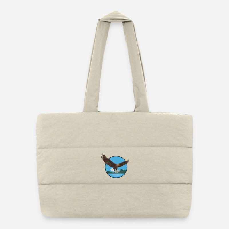 Aigle à queue blanche Sac shopping matelassé