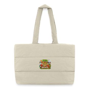Daycare Leavers 2026 Farewell Kindergarten - Puffer Shopping Bag - natural - Front