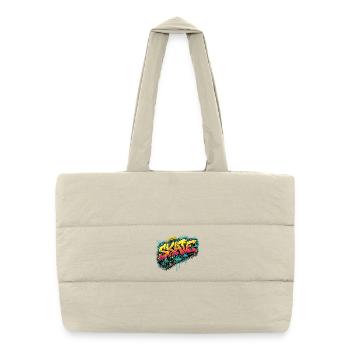 Skate Graffiti Explosion - Puffer Shopping Bag - natural - Front