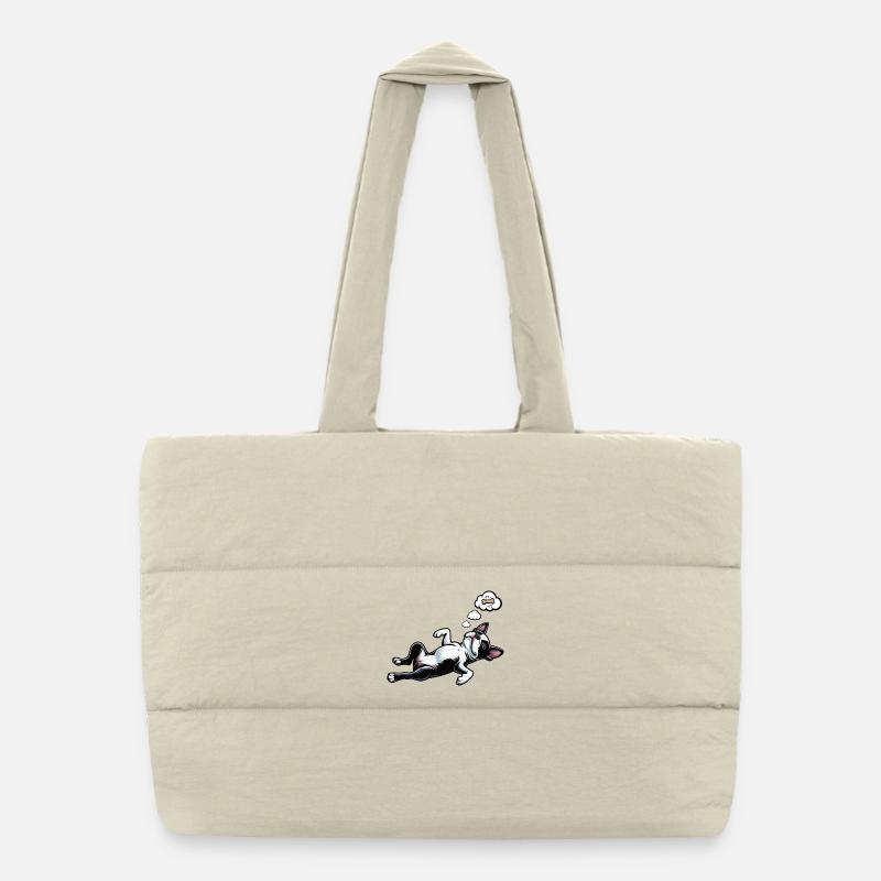 Boston Terrier Boston terrier besitzer Bostie  Puffer-Einkaufstasche