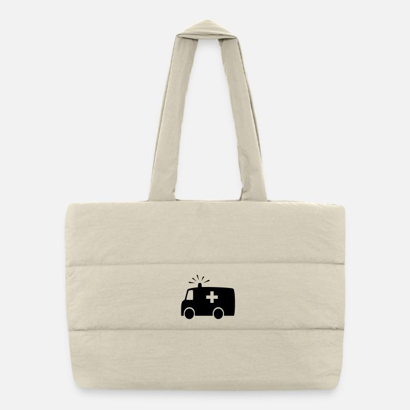 Ambulance Puffer Shopping Bag