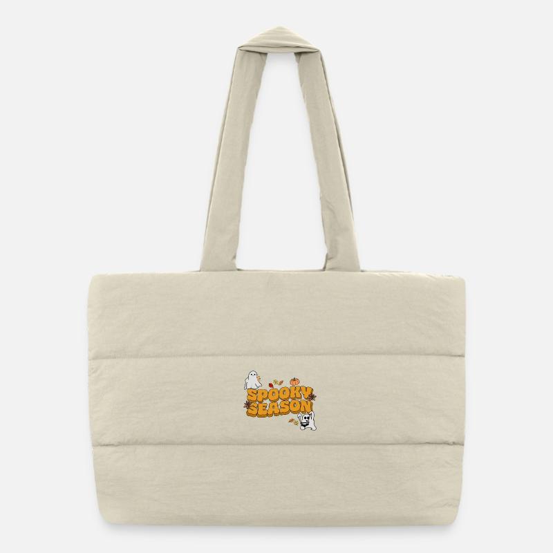 Saison effrayante d’Halloween Sac shopping matelassé