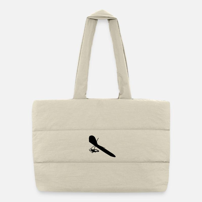 Drachenflieger Puffer-Einkaufstasche