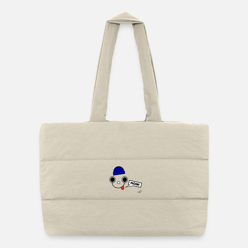 Koppie Moin mit Beanie Puffer-Einkaufstasche