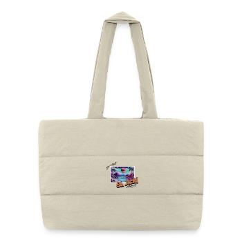 St. Acid - Puffer Shopping Bag - natural - Front