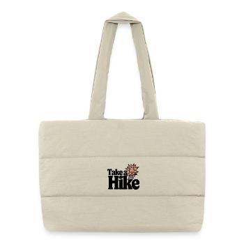 Sunny Snail Celestial Art - Puffer Shopping Bag - natural - Front