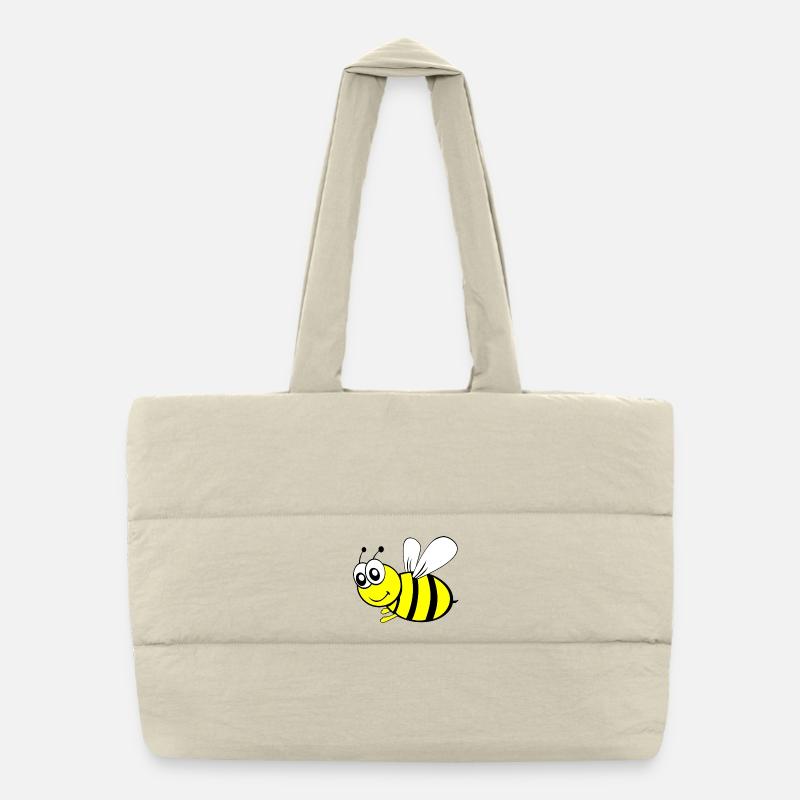Biene Puffer-Einkaufstasche