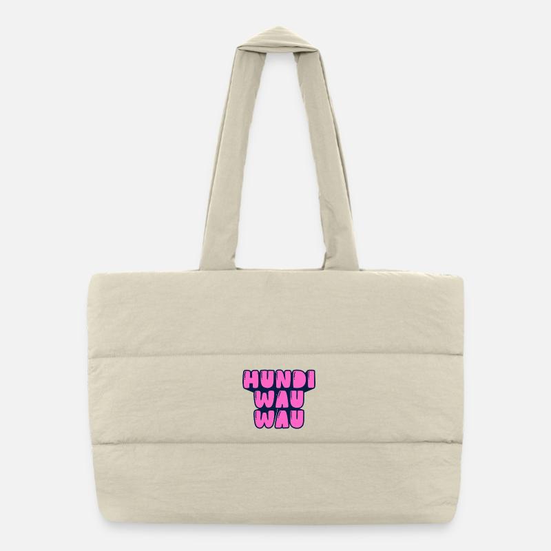 Hundi Wau Wau Sac shopping matelassé
