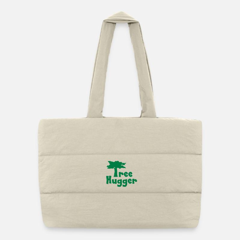 Tree Hugger Puffer Shopping Bag