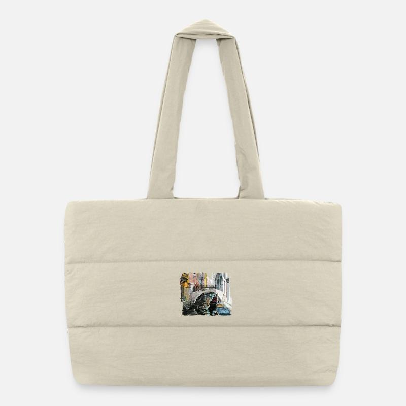 Venedig Puffer-Einkaufstasche