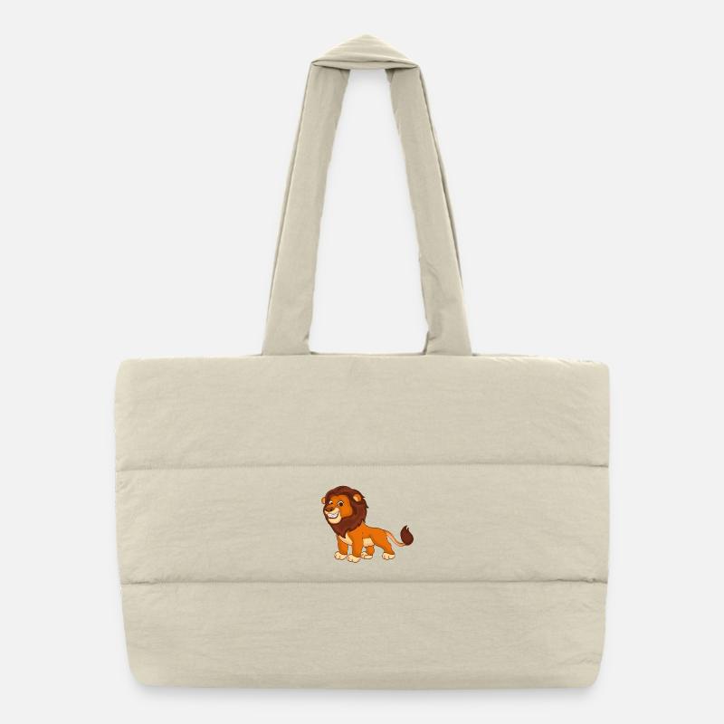 Löwe - König der Tiere Puffer-Einkaufstasche