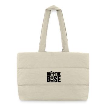 Drop the base - Sac shopping matelassé - blanc naturel - Devant