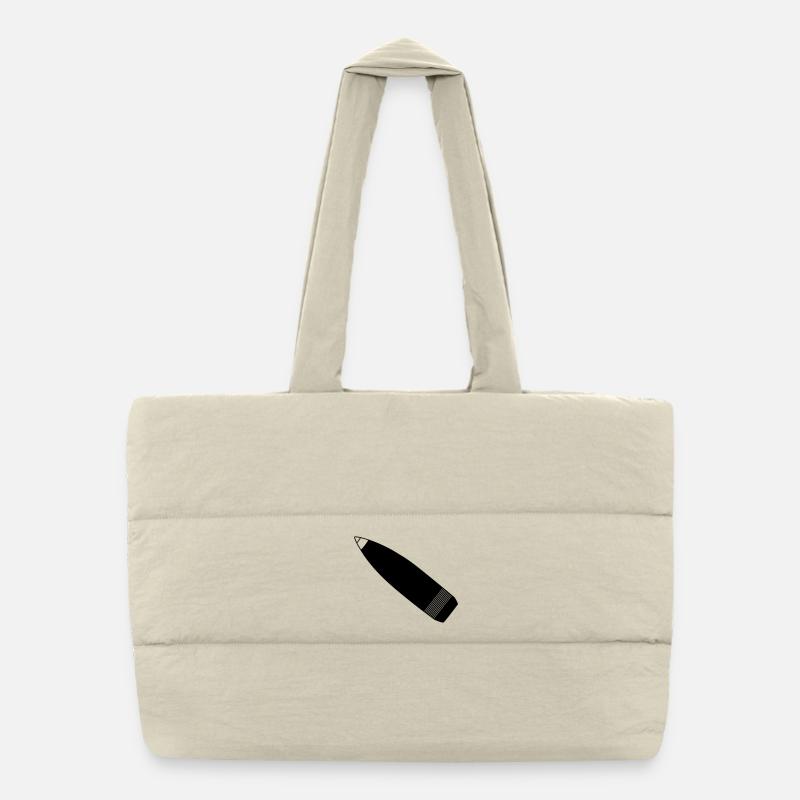 Granate Puffer-Einkaufstasche