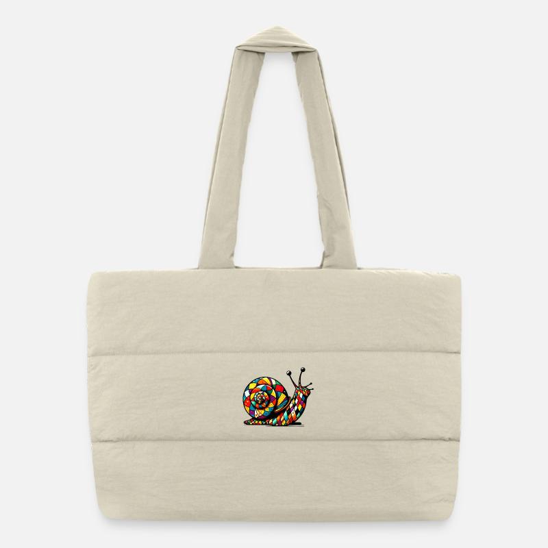 Arlequin Arlequin Escargot Sac shopping matelassé