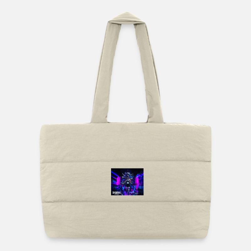 graffiti punk anime Sac shopping matelassé