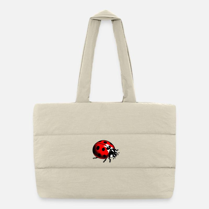 Ladybird Puffer Shopping Bag