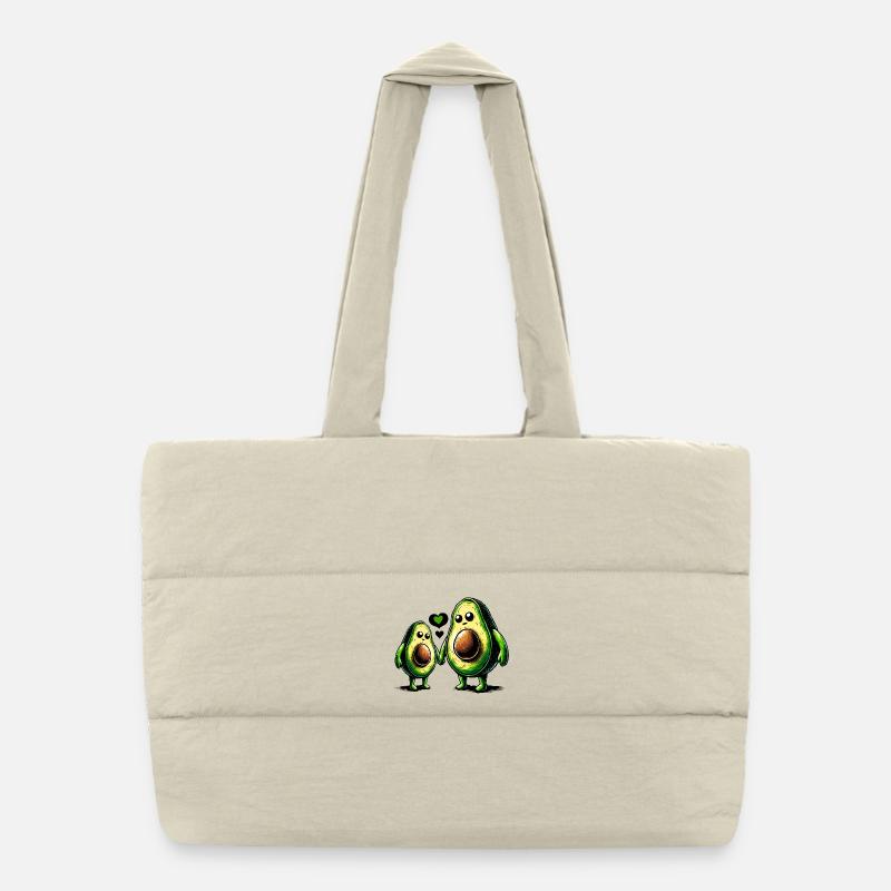 Avocouple tient le coup Sac shopping matelassé