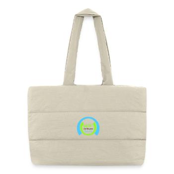Râler c'est bon pour la santé - Sac shopping matelassé - blanc naturel - Devant