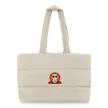 MUTE MAN - nice people - Puffer Shopping Bag - natural - Front