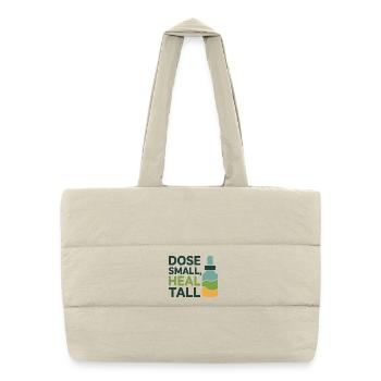 Homeopathy Dose Small Heal Tall Professional  - Puffer Shopping Bag - natural - Front