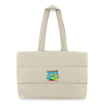 AvoCardio Fitness Avocado - Puffer Shopping Bag - natural - Front