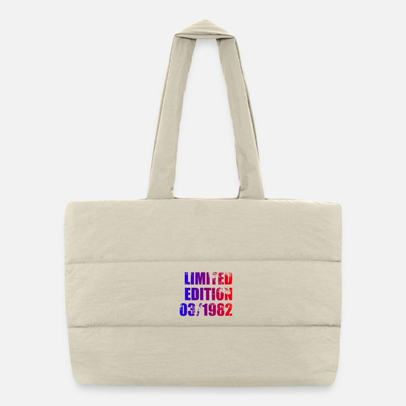 44e anniversaire Édition Limitée 03/1982 Sac shopping matelassé