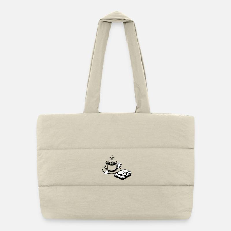 Tasse Puffer-Einkaufstasche