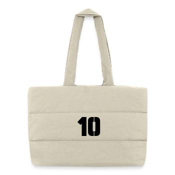 10 - Puffer Shopping Bag - natural - Front