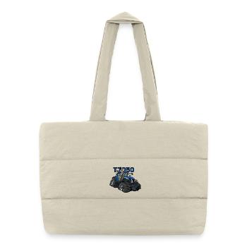 0846 NH T7050 - Sac shopping matelassé - blanc naturel - Devant