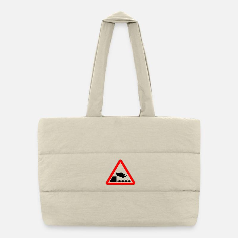 Pas de guerre ! Sac shopping matelassé