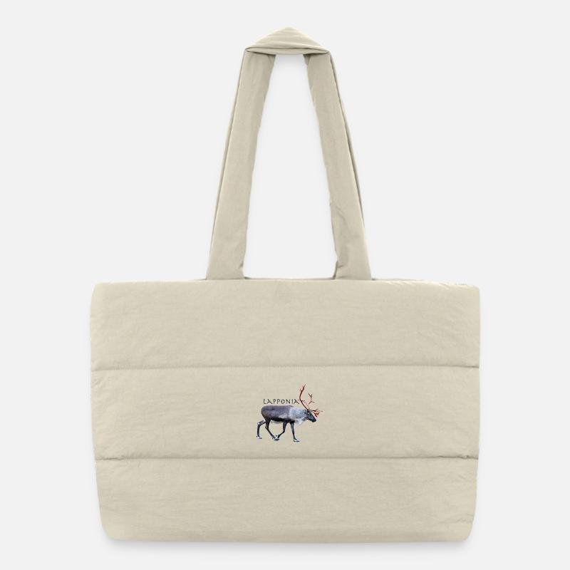 Lapponia - Puffer Shopping Bag - natural