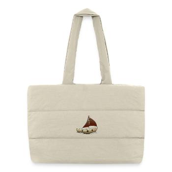 Boat - Puffer Shopping Bag - natural - Front