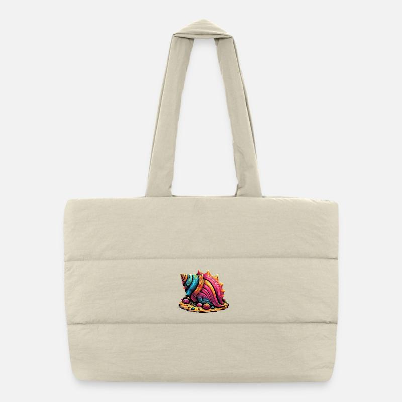 Shell Puffer Shopping Bag