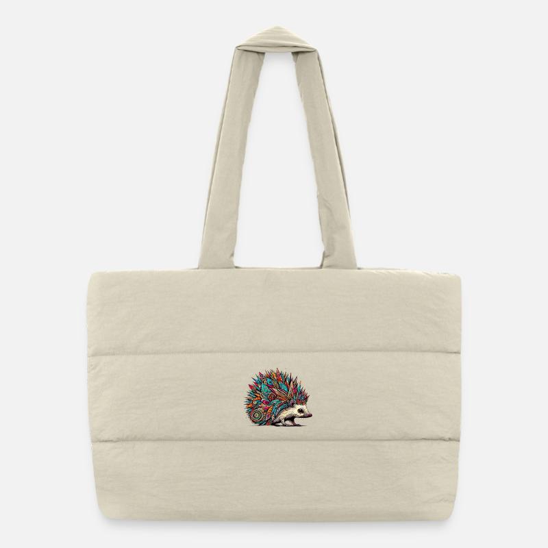 Hérisson Sac shopping matelassé