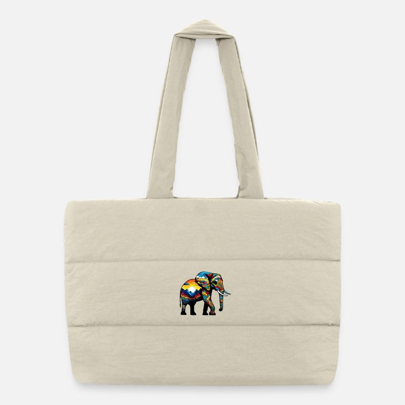 Sac shopping matelassé